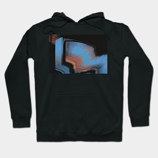 CARRIED AWAY - Glitch Aesthetic TV Hoodie